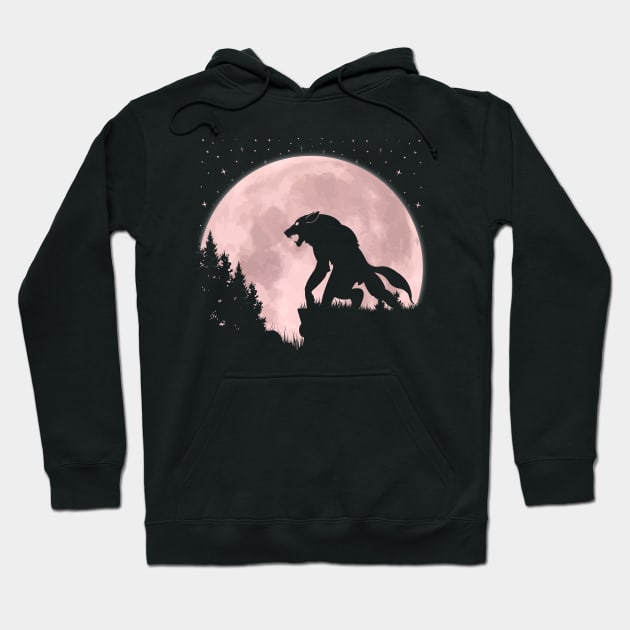 Werewolf Moon Hoodie by Tesszero